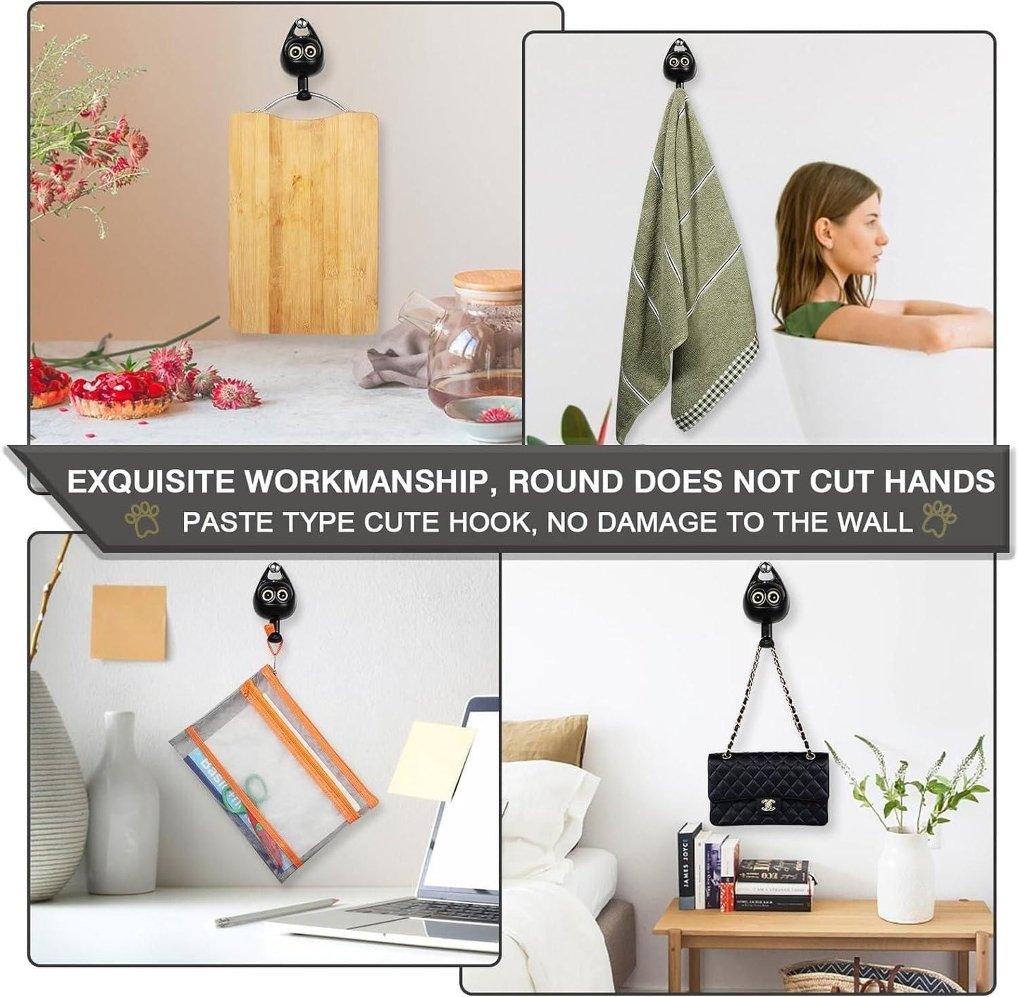 HOME BOX- "CuteKey Wall Hanger: Decorative Hook for Keys and More"