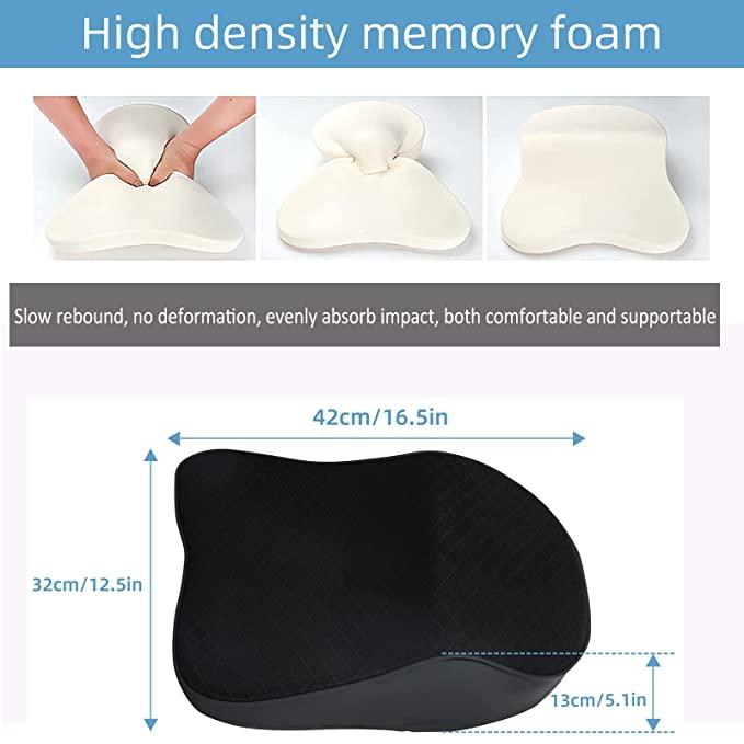 HOME BOX- "ComfortDrive Memory Foam Neck & Back Support Pillow"