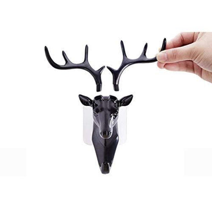 HOME BOX- "Deerly Hang - Self-Adhesive Deer Head Hook (1-Pack)"
