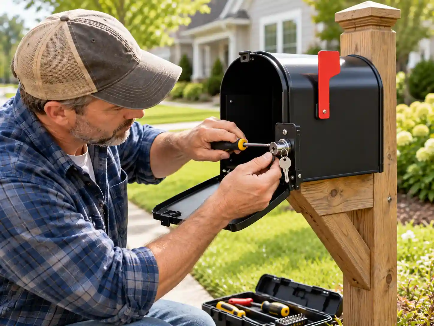 how to fix a mailbox lock