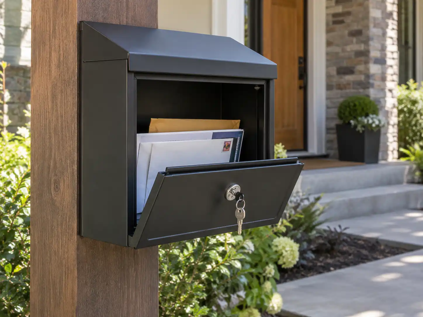 locking mailbox for a new house