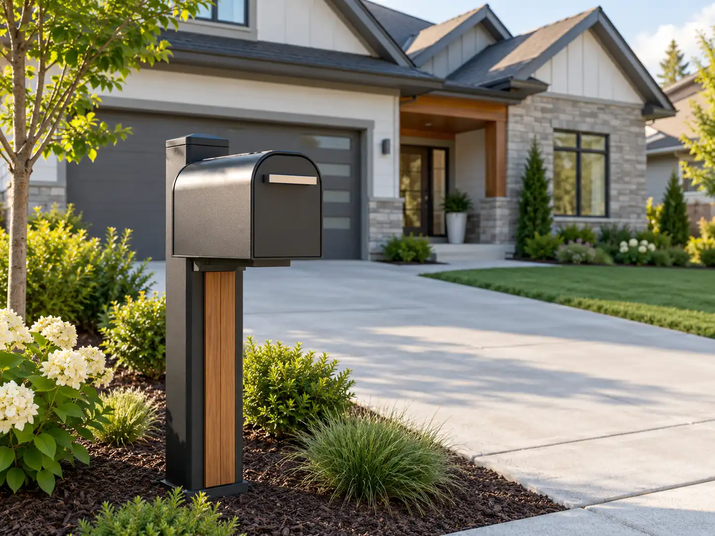 mailbox setup for a new house