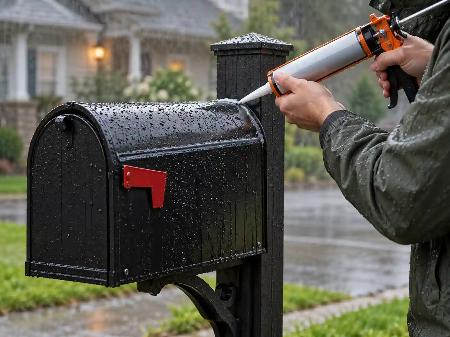 how to waterproof a mailbox