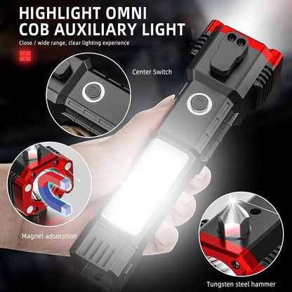 Multifunctional Portable Magnetic LED Flashlight