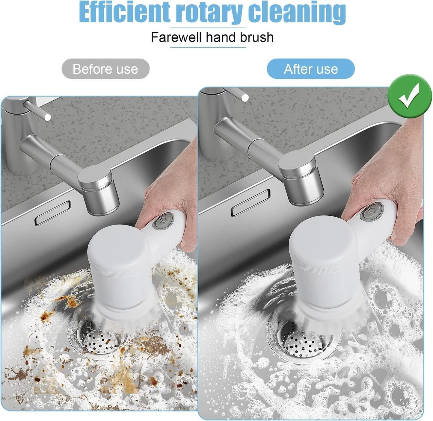 HOME BOX-5 in 1 Handheld Kitchen Cleaning Brush