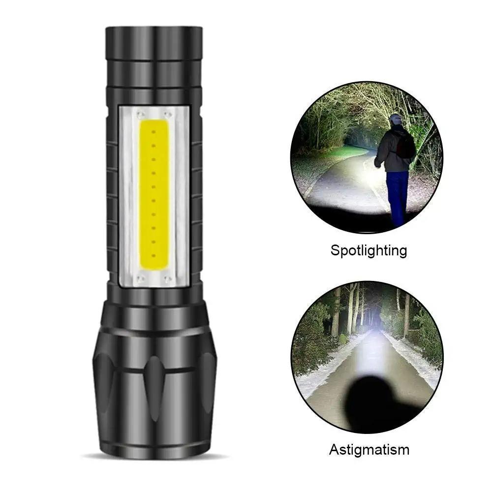 HOME BOX- Mini USB Rechargeable Torch Light Super Bright Pocket size.