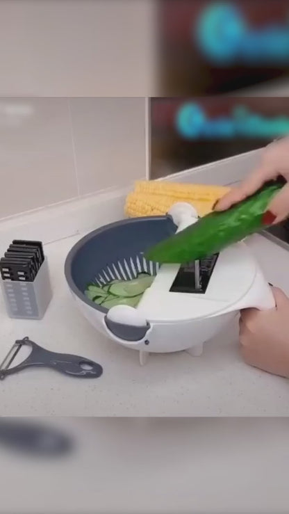 HOME BOX-Magic Rotate Vegetable Cutter (9 in 1)