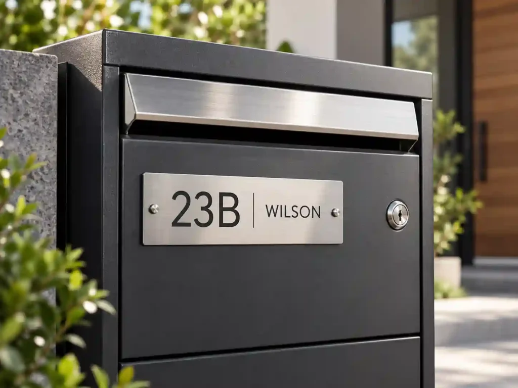 calcomanías personalizadas con direcciones