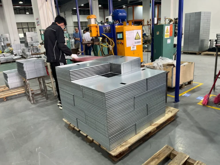 production process metal bending
