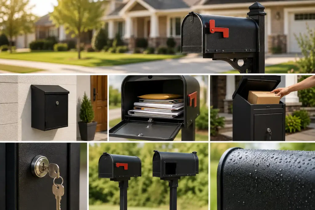 secure and weather resistant mailbox options