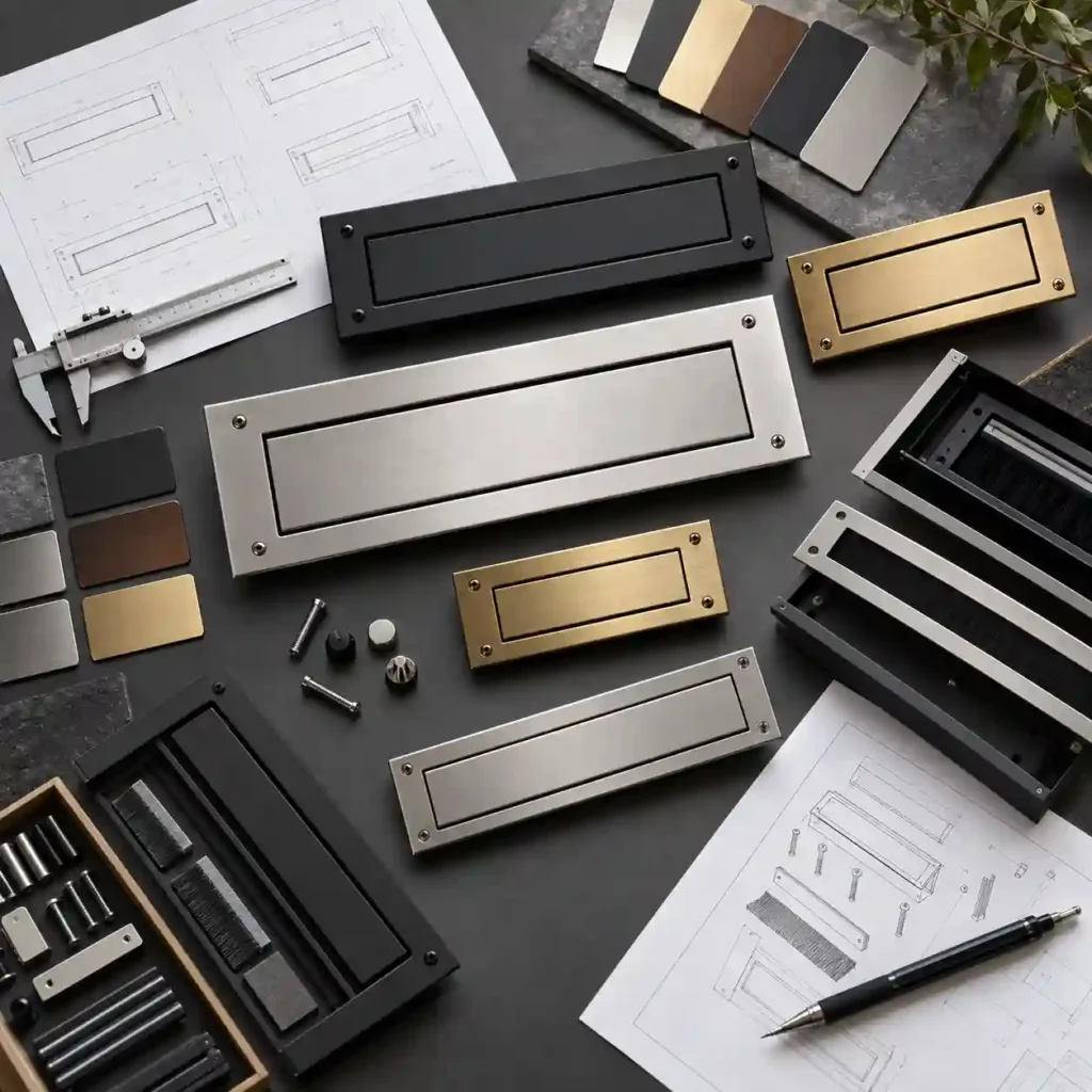 custom mail slot design options