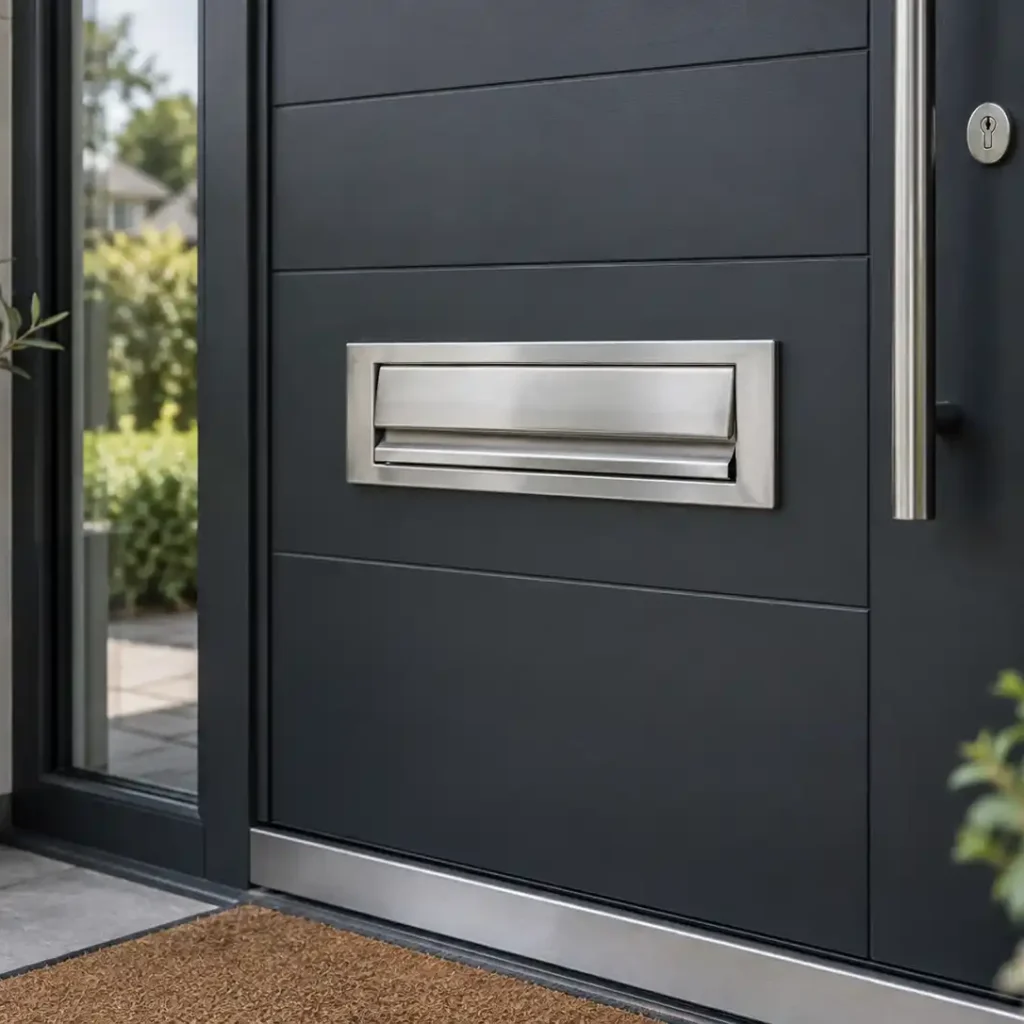 double flap weatherproof mail slot 2