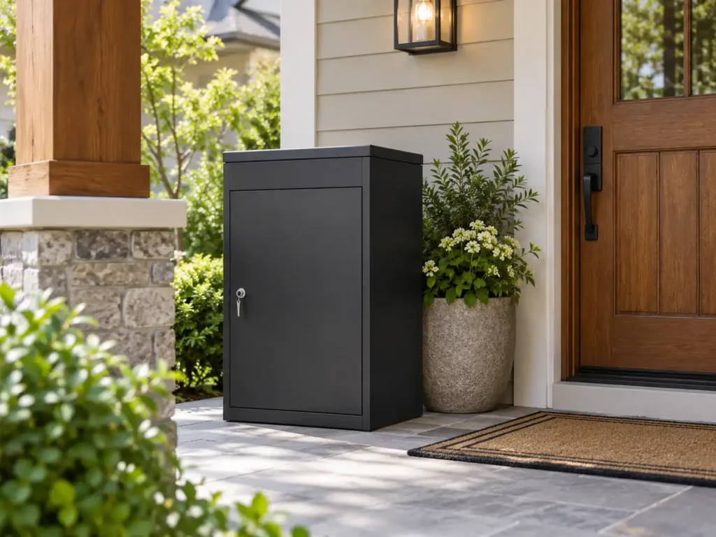 parcel box for townhouses