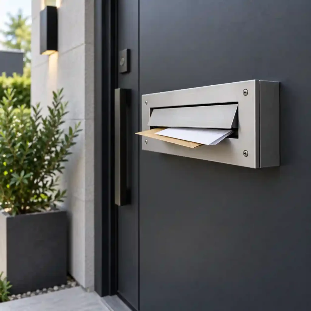 surface mounted mail slot