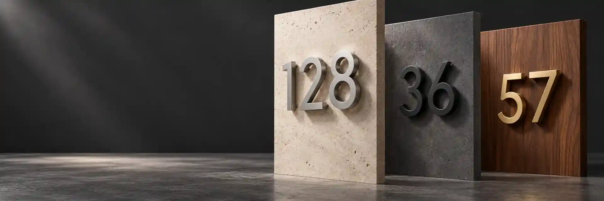 floating house numbers hero