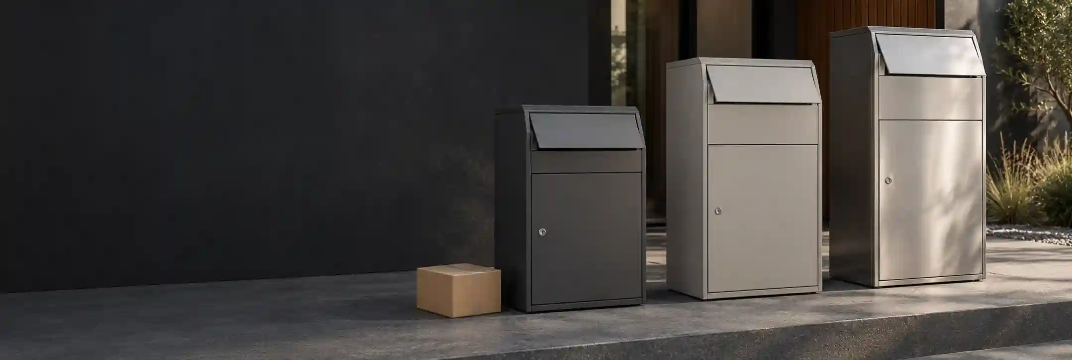 locking package drop box hero