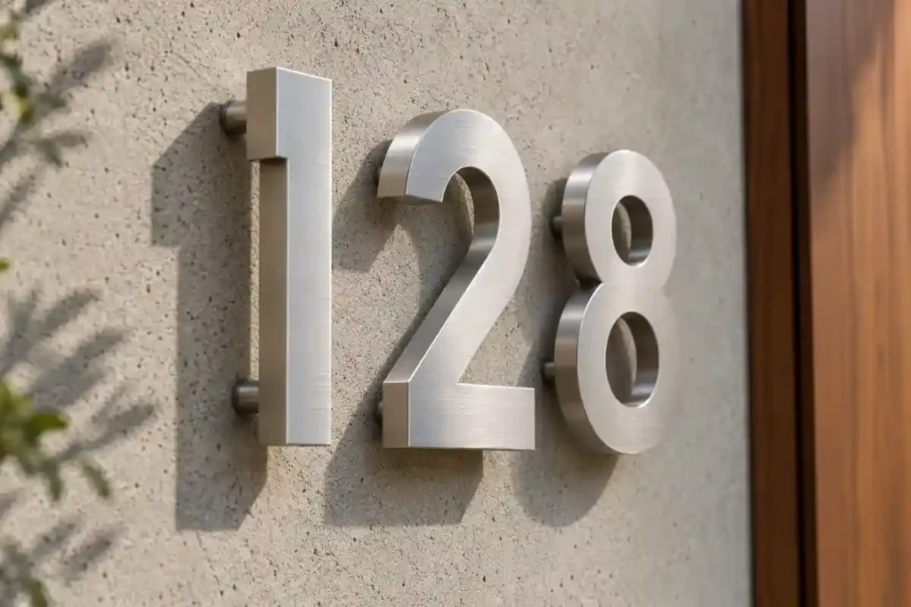 floating house numbers overview