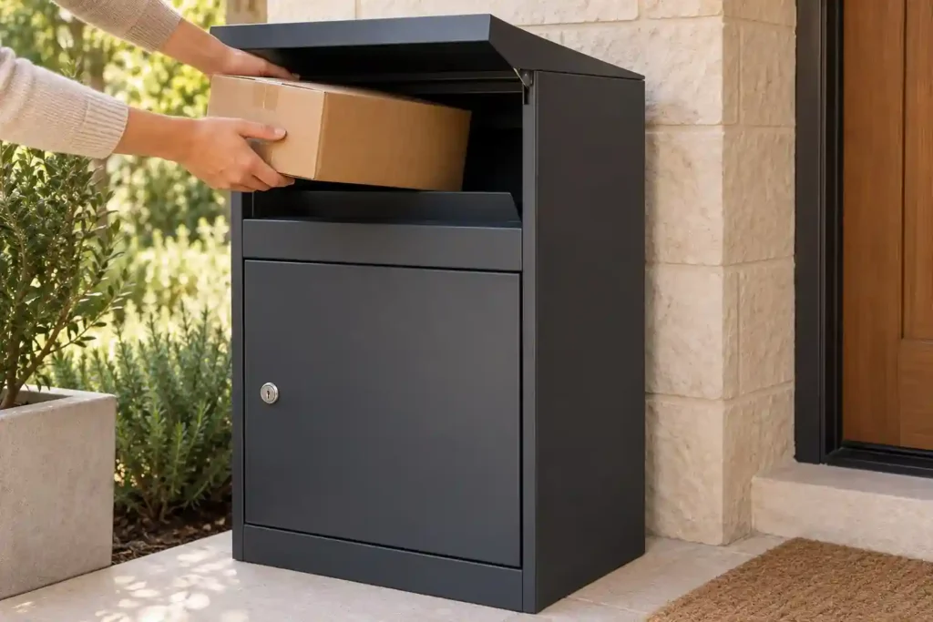 locking parcel box overview