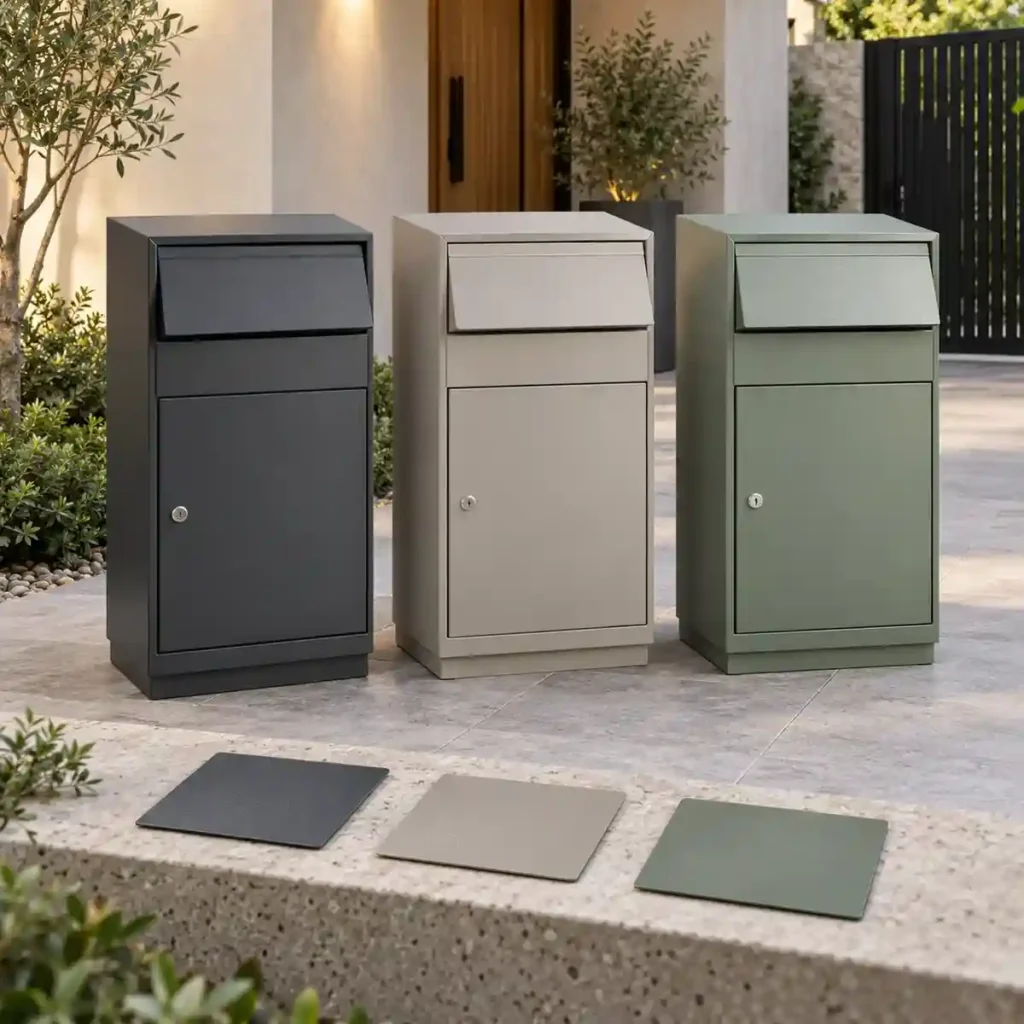 07 parcel box colour finish options