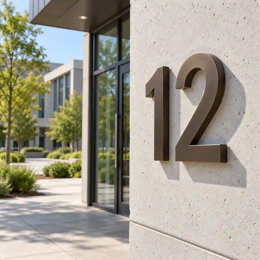 floating house numbers university